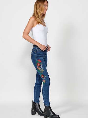KOROSHI regular Jeans i blå