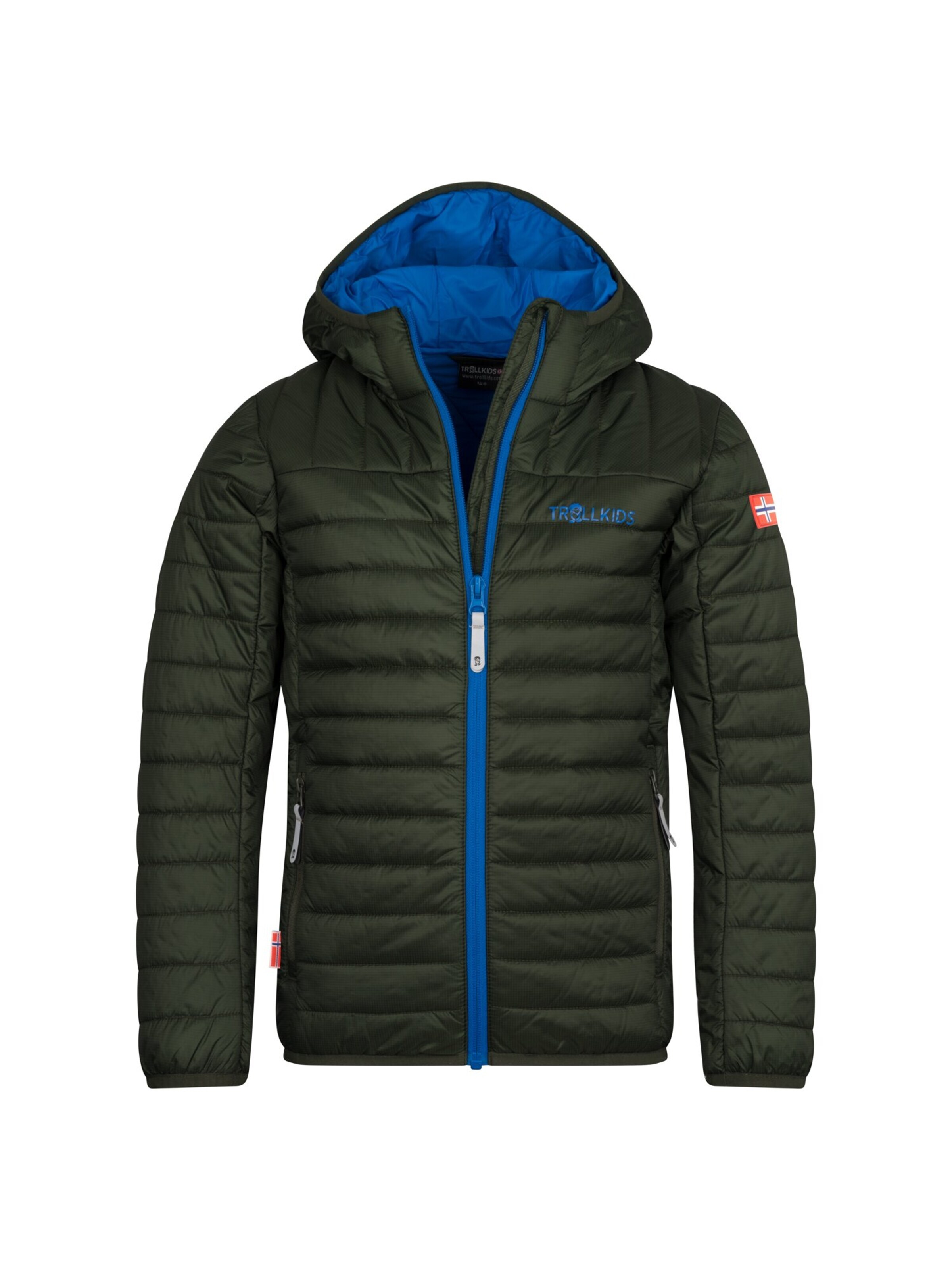 TROLLKIDS Outdoor jacket in Green: front