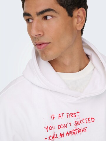 Only & Sons - Sudadera en blanco