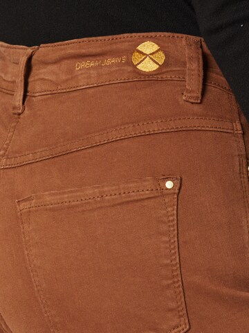 MAC Skinny Jeans 'Dream' in Brown