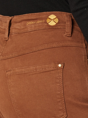 Skinny Jeans 'Dream' di MAC in marrone