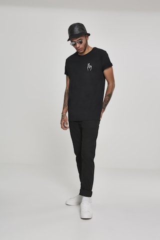 MT Men Shirt 'Easy Sign Tee' in Black