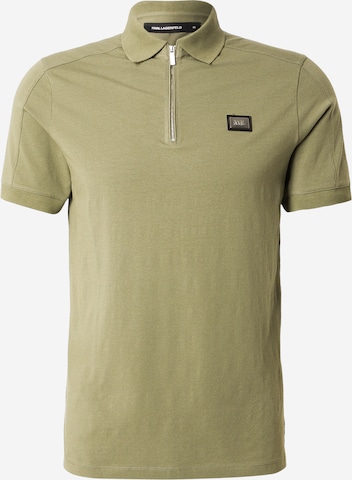 T-Shirt Karl Lagerfeld en vert : devant