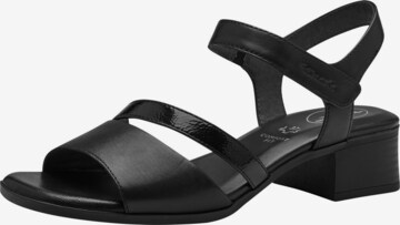 TAMARIS Sandals in Black: front