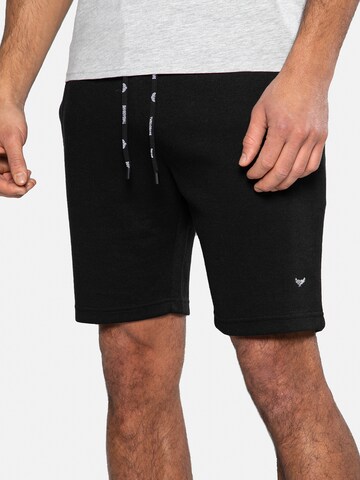 Threadbare Regular Trousers in Black