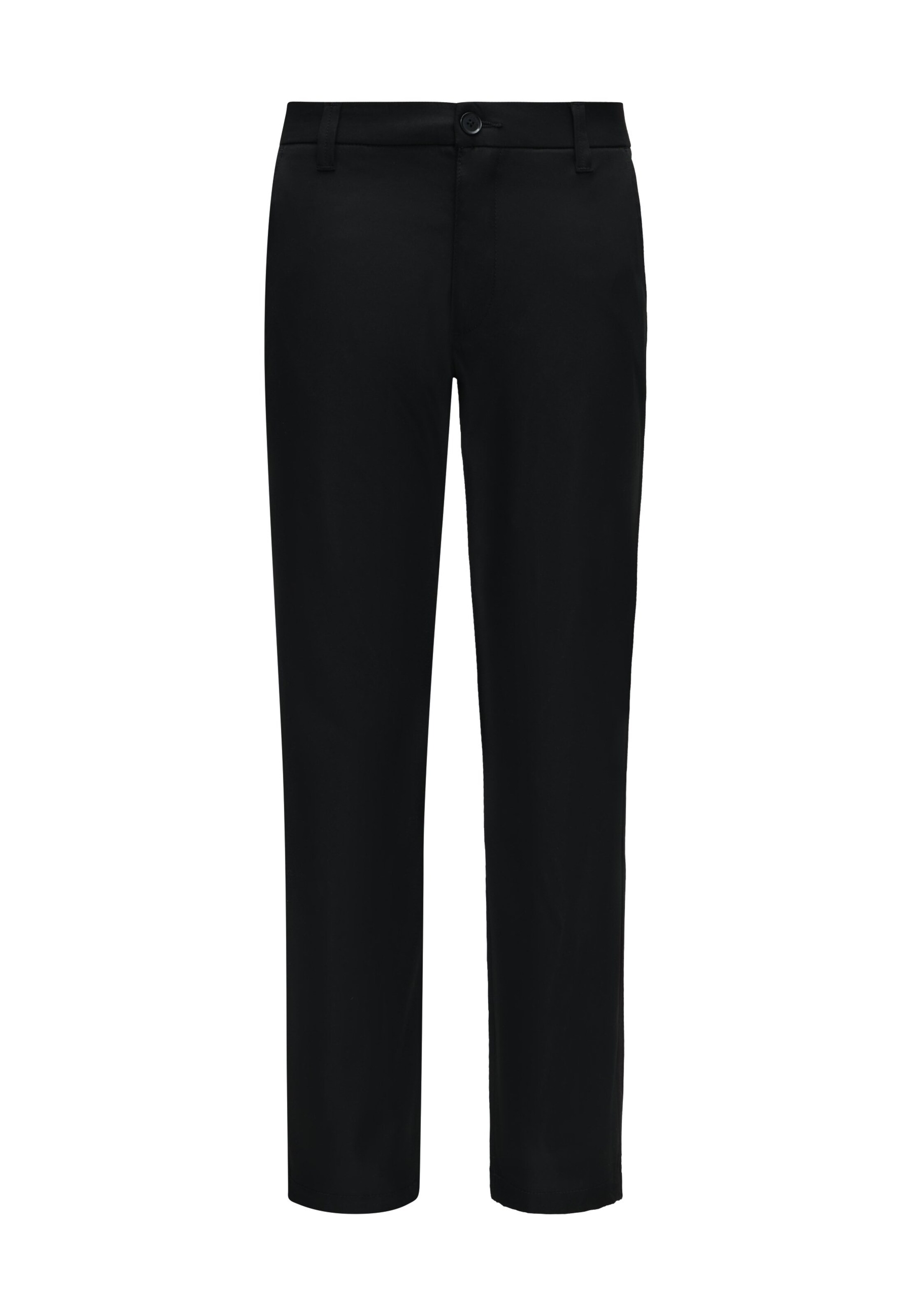 Only & Sons Slim fit Trousers with creases 'ONSWEFT' in Black: front