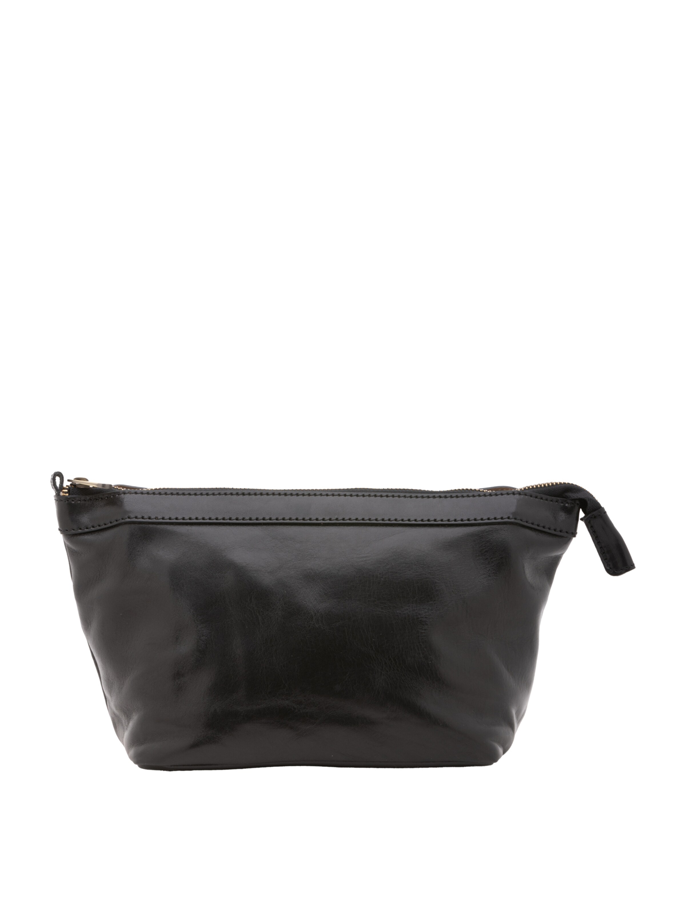 Pochette 'Pochette in vera pelle con zip - I Fratelli' di I Fratelli in nero