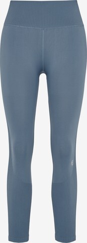 OCEANSAPART Skinny Workout Pants 'Sydney' in Blue: front