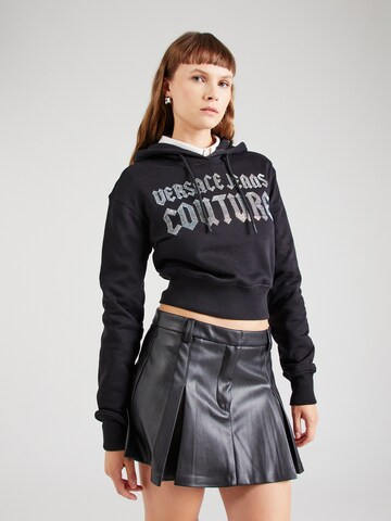 Versace Jeans Couture Sweatshirt in Black: front