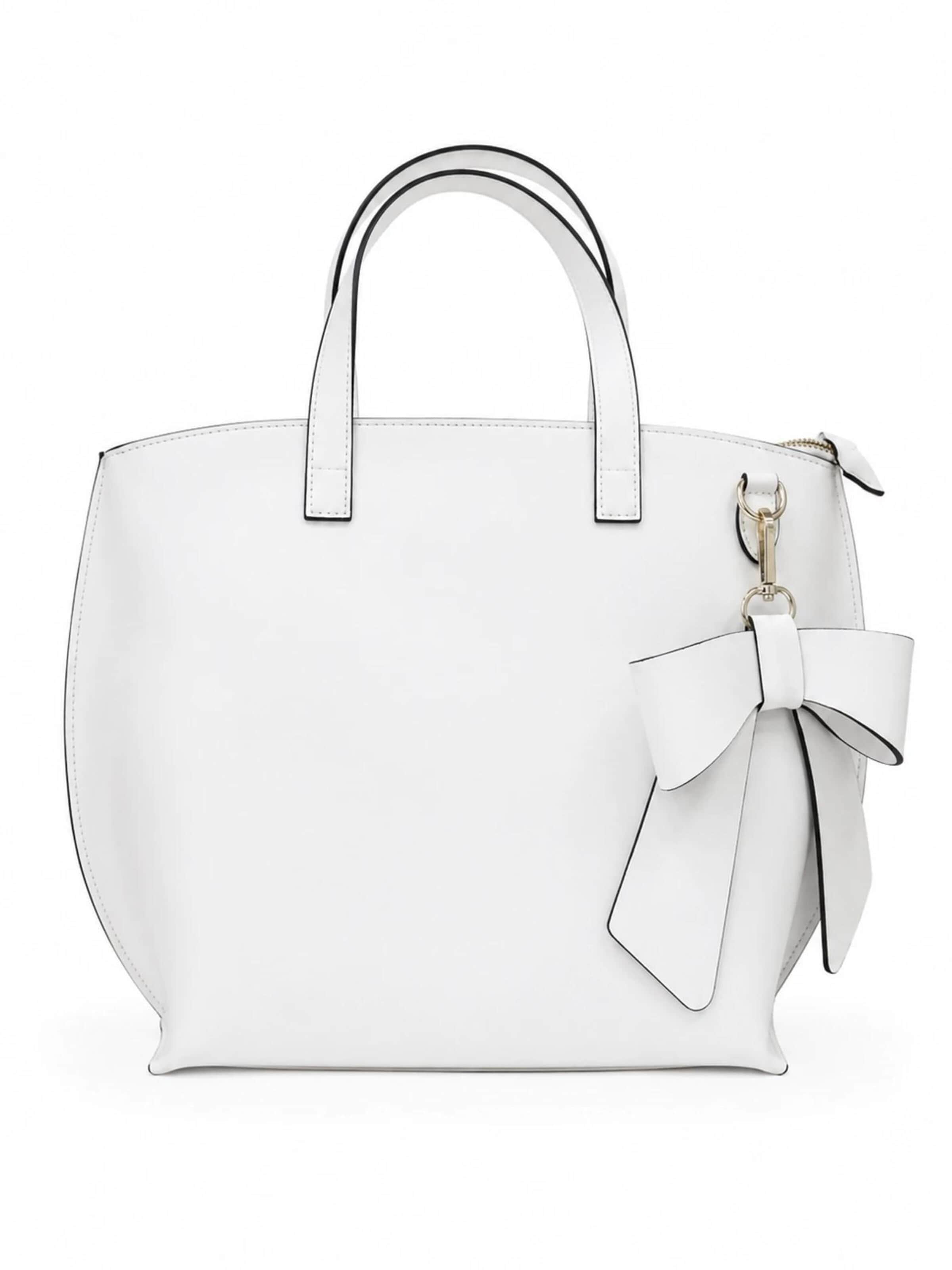 SARA BY JG Handbag 'La Solare White - MADE IN ITALY' in White: front