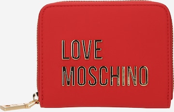 Portofel 'BOLD LOVE' de la Love Moschino pe roșu: față