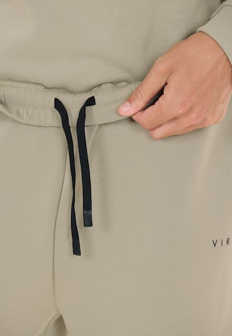 Virtus Loose fit Workout Pants 'Taro V2' in Beige