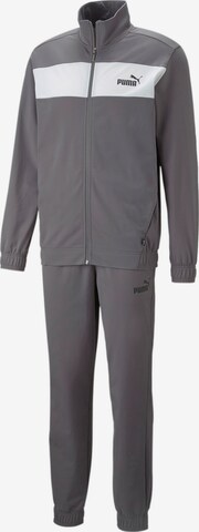PUMA Облекло за трениране 'Poly' в сиво: отпред