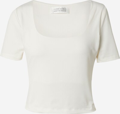 Guido Maria Kretschmer Women Μπλουζάκι 'Franja' σε ανοικτό μπεζ, Άποψη προϊόντος
