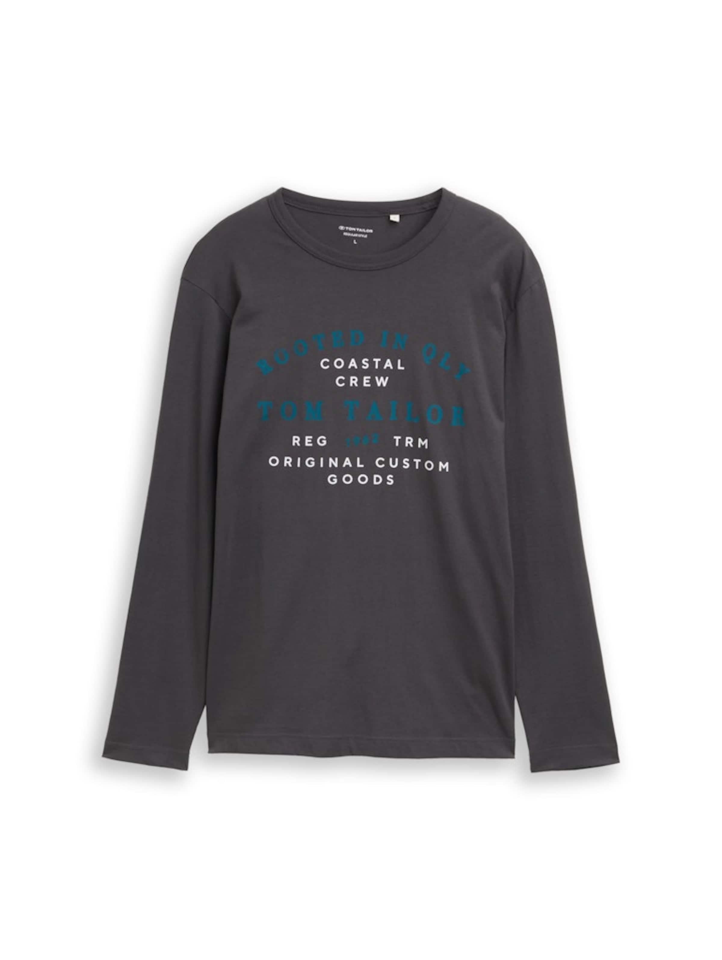 TOM TAILOR Tričko - Sivá: predná strana