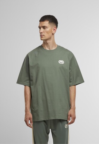 Ecko Unlimited T-shirt 'Crossover' i grön: framsida