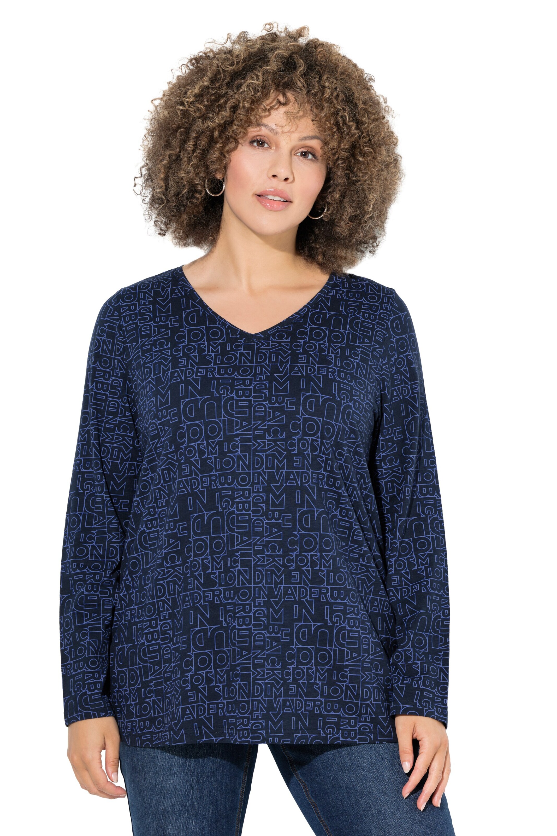 Ulla Popken Shirt in Blue: front