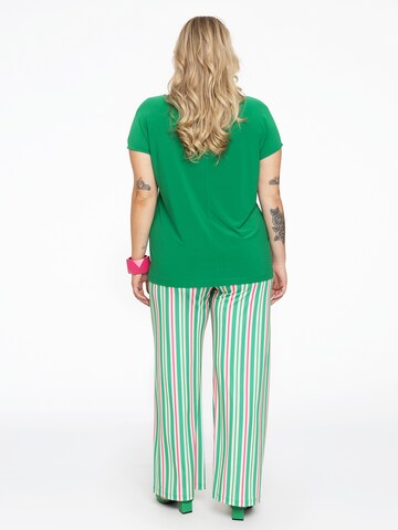 YOEK Loosefit Broek in Groen