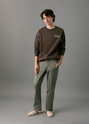 MANGO TEEN Regular Pants in Green