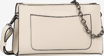 TOM TAILOR DENIM Umhängetasche in Beige: Vorderseite