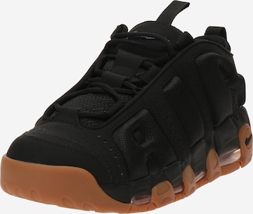 Nike Sportswear Низкие кроссовки 'AIR MORE UPTEMPO' в Черный: спереди
