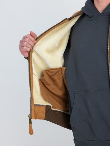 ALPHA INDUSTRIES Демисезонная куртка в Коричневый