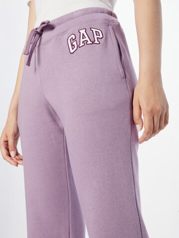GAP Bootcut Kalhoty – fialová
