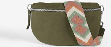 lePelou Gürteltasche 'ONDA medium' in Grün: Vorderseite