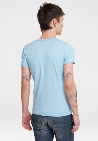 LOGOSHIRT Shirt 'Wonder Woman' in Blue