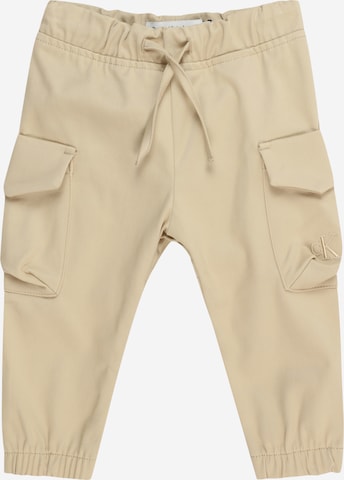 Calvin Klein Jeans Hlače | zelena barva: sprednja stran