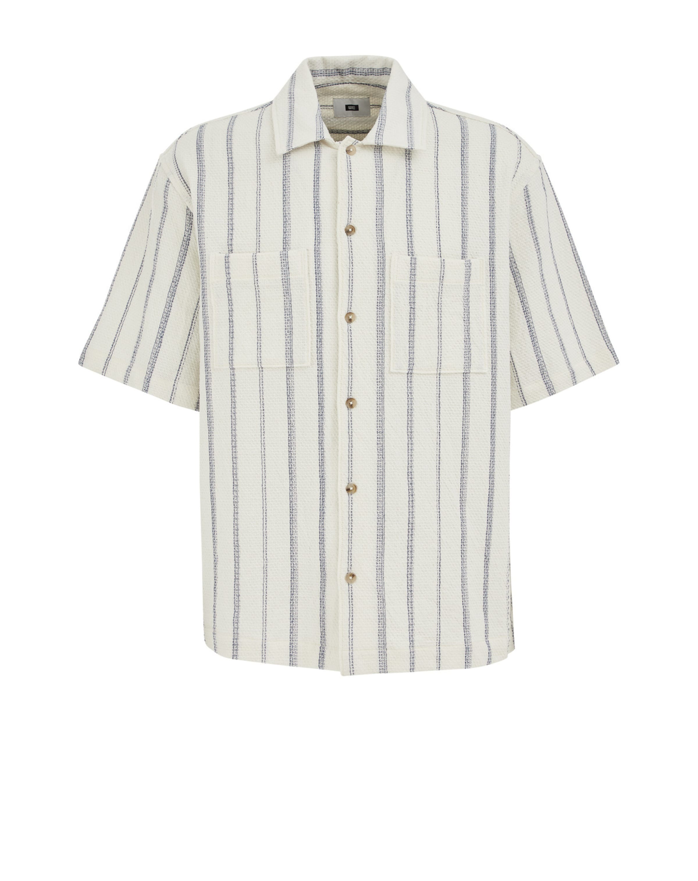 WE Fashion Comfort Fit Skjorta i beige: framsida