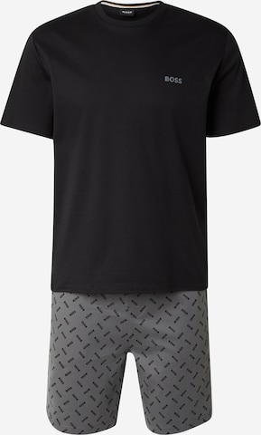 pilka BOSS Trumpa pižama: priekis