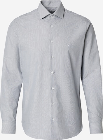 Michael Kors Slim fit Button Up Shirt in Blue: front