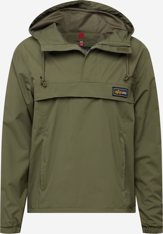 ALPHA INDUSTRIES Tussenjas in Groen: voorkant