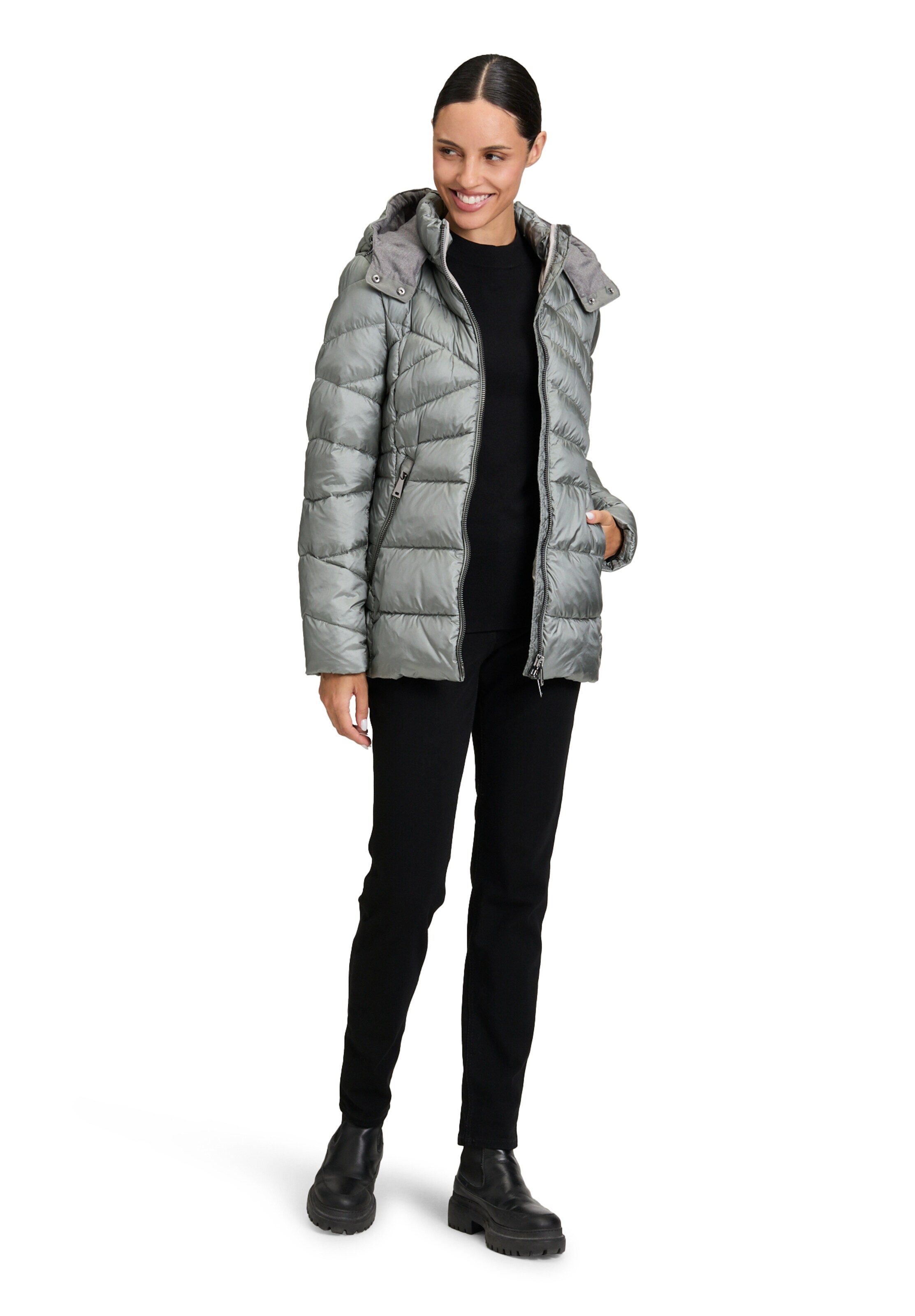 GIL BRET Winter Jacket in Blue: front