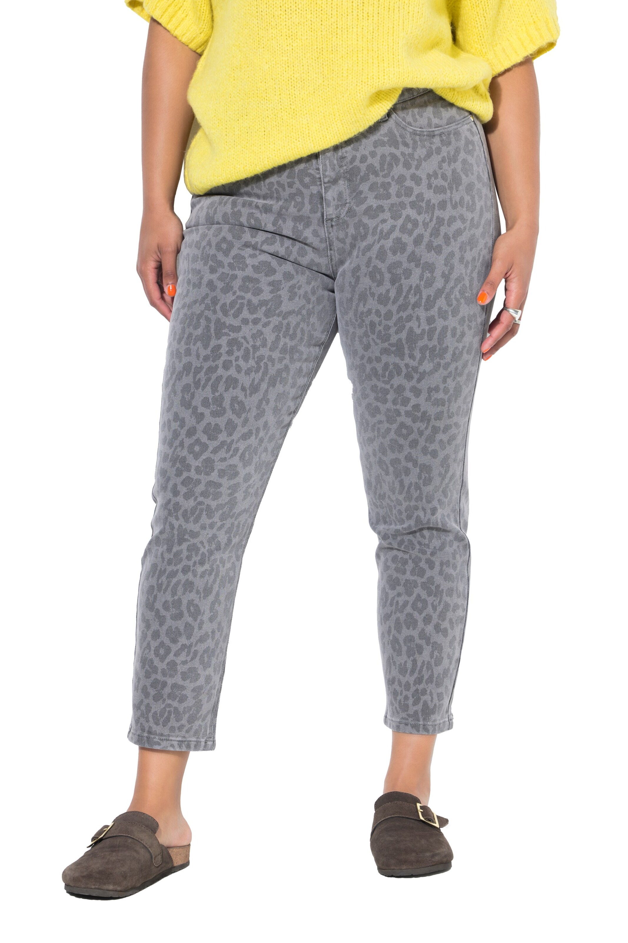 Studio Untold Slimfit Jeans in Grau: Vorderseite