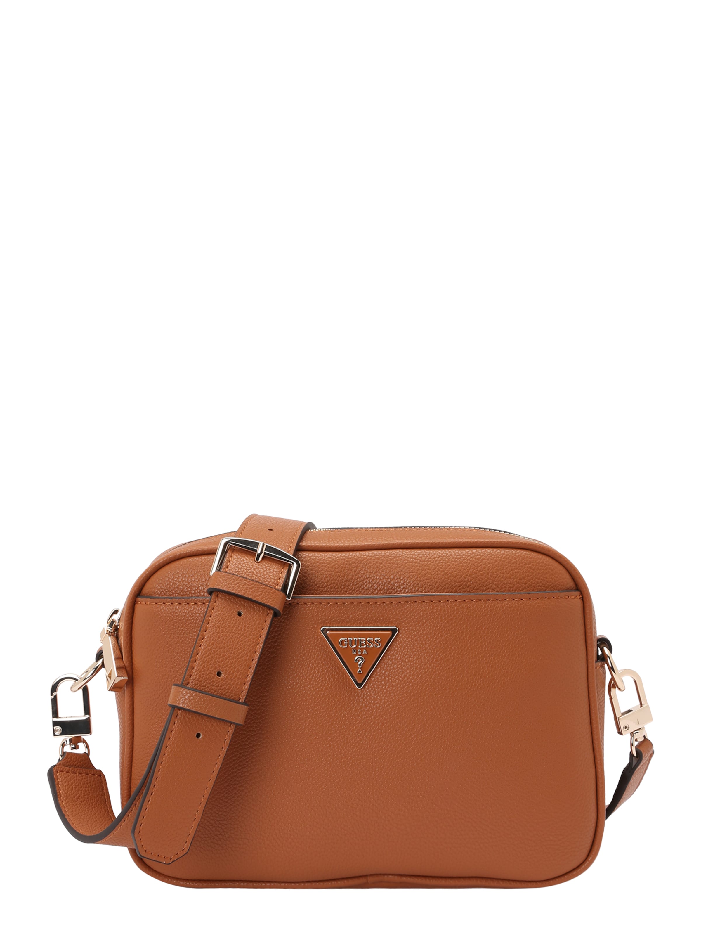 GUESS Crossbody bag 'Meridian II' in Brown: front