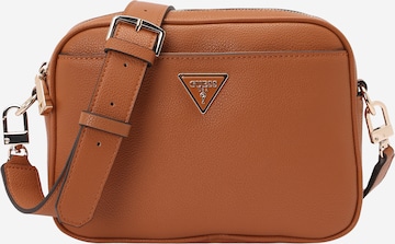 GUESS - Bolso de hombro 'Meridian II' en marrón: frente