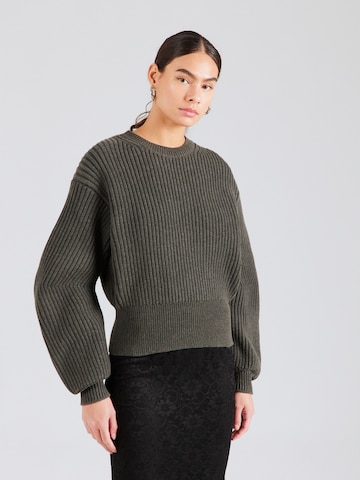 WEEKDAY Sweater 'Dion' in Green: front
