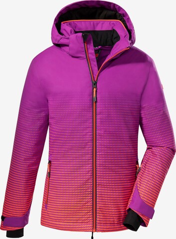 KILLTEC Outdoor jacket in Purple: front