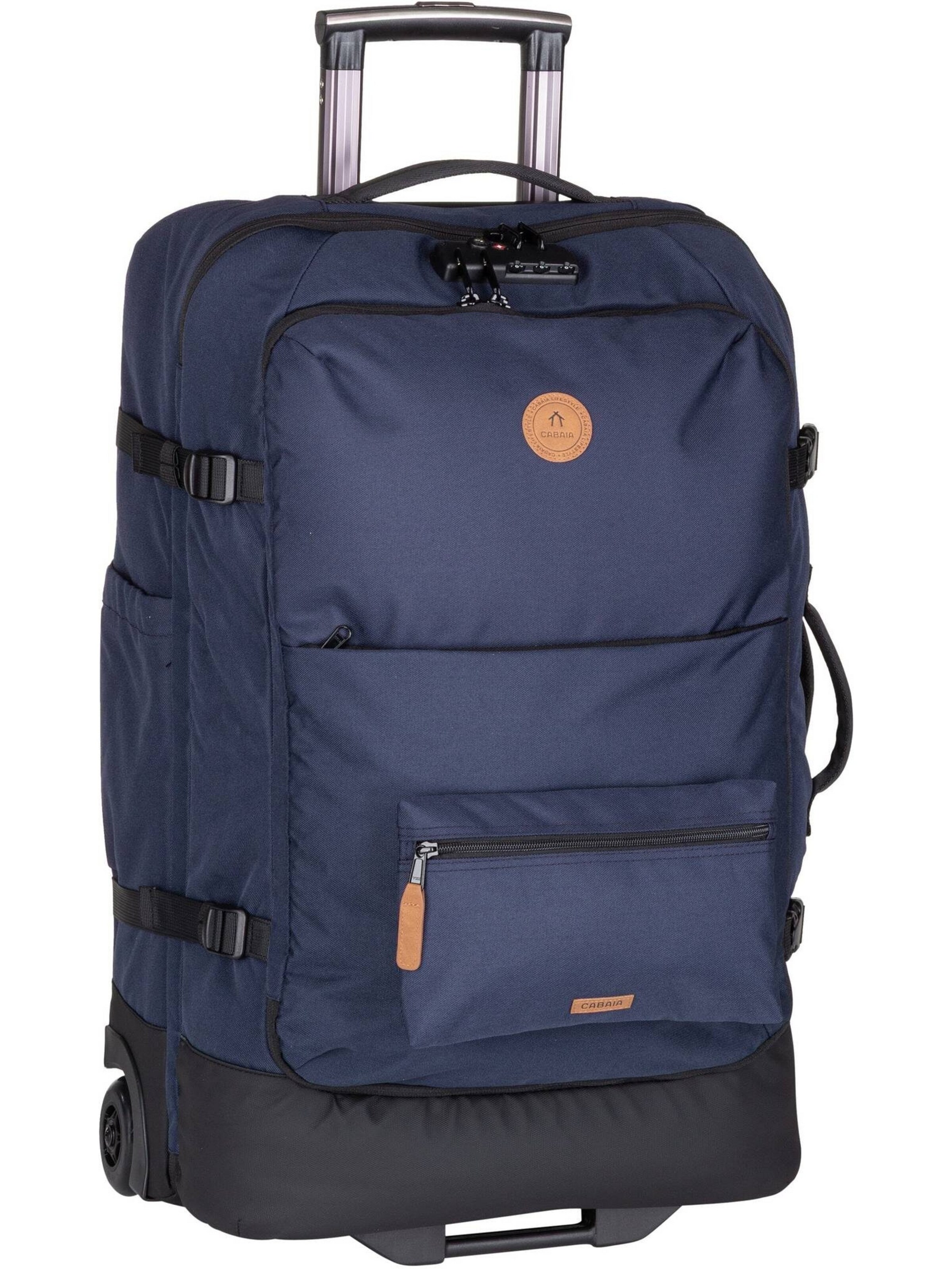 Cabaia Cart 'Soft Suitcase Medium' in Blue: front