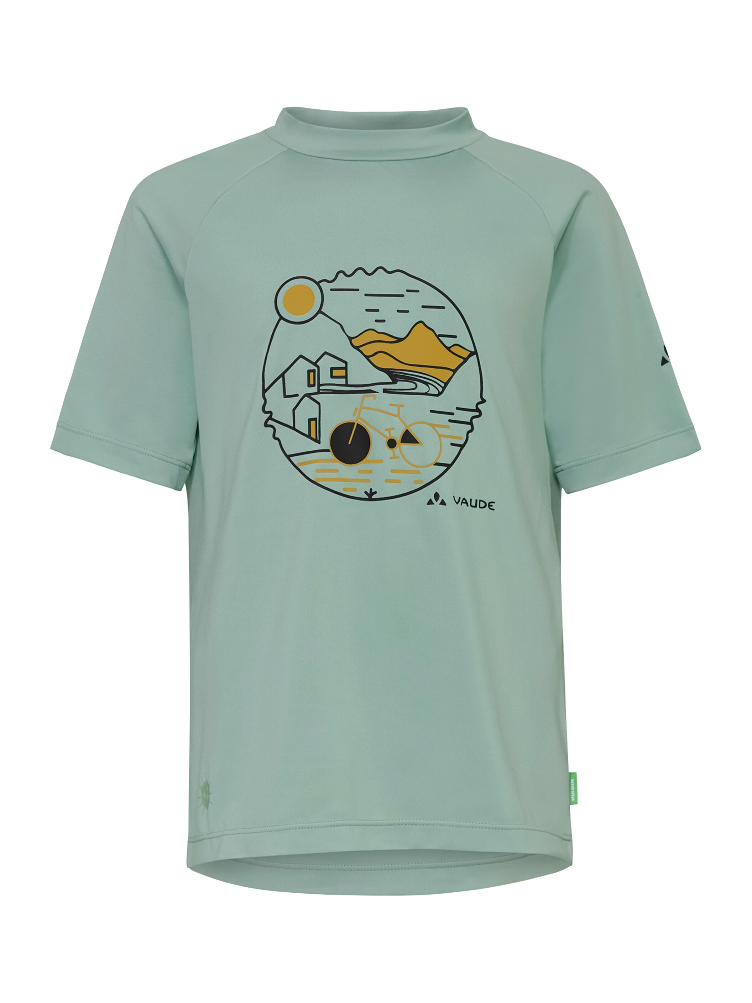 VAUDE Performance shirt 'Solaro' in Green: front