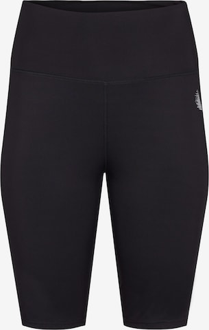 Active by Zizzi Skinny Workout Pants 'ASUS' in Black: front