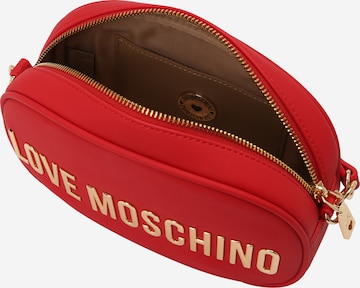 Love Moschino Olkalaukku 'BOLD LOVE' värissä punainen