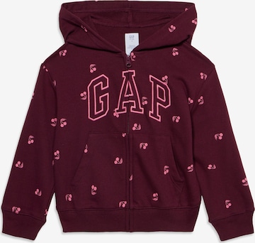 Giacca di felpa 'HERITAGE' di GAP in rosso: frontale