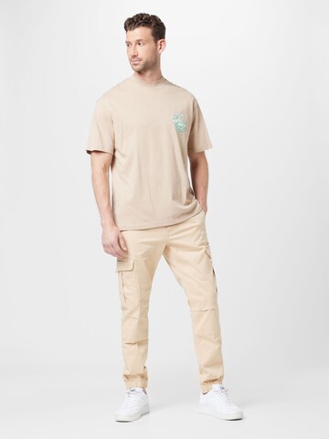 TOPMAN T-Shirt in Beige