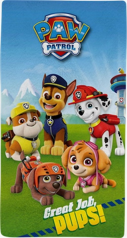 Serviette de douche 'Great Job, Pups' PAW Patrol en mélange de couleurs : devant