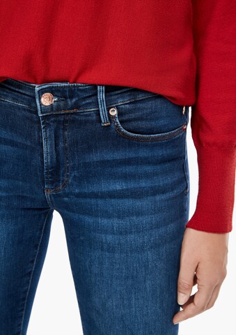 Skinny Jeans 'Izabell' de la s.Oliver pe albastru