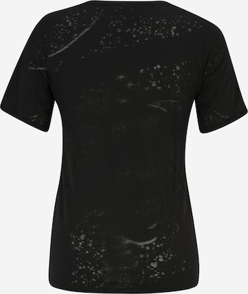 Reebok Functioneel shirt 'Burnout' in Zwart