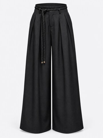 Ombre Trousers in Black: front